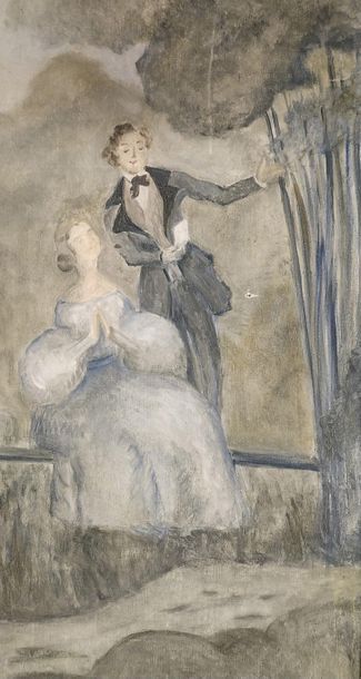 FRENCH SCHOOL Late 19th century Gallant scenes...