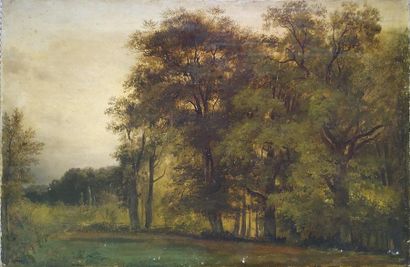 François Edme RICOIS (1795-1881) Orée du...