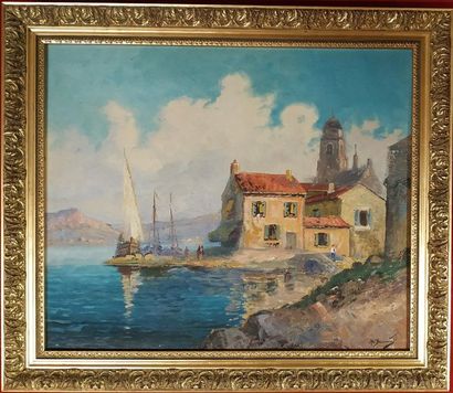 Louis Michel BERNARD (1885-1962) Saint Tropez...