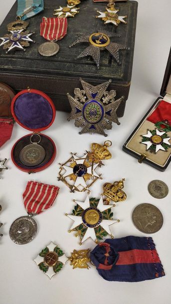Important COLLECTION of medals, orders of...