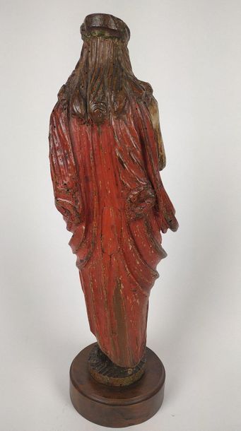 ECCE HOMO made of wood carved in the round...
