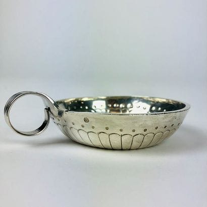 WINE TASTE in silver with gadrooned decoration,...