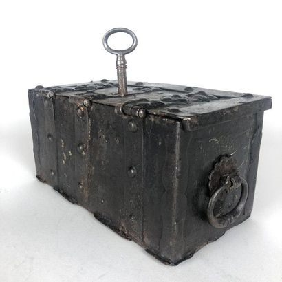 Wrought iron and polychrome plated CASE....
