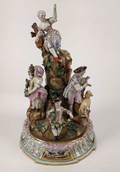 MEISSEN (In the taste of) Important porcelain...