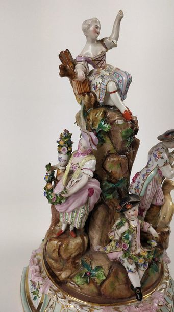 MEISSEN (In the taste of) Important porcelain...