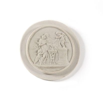 Bas-relief on an ancient subject

Marble

Signature...