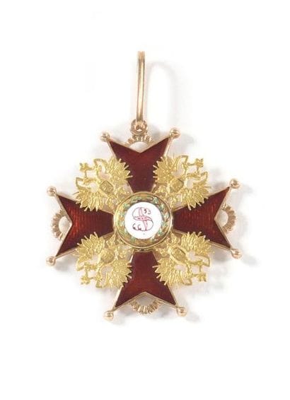 1st class set of the order of St. Stanislaus

Comprising...