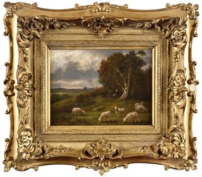 Charles Emile JACQUE (1813-1894) Bergère...