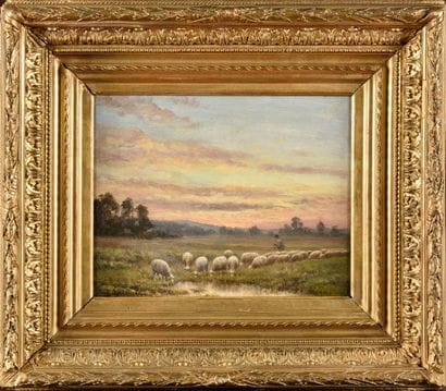 Paul CHAIGNEAU (1879-1938) Shepherd and his...