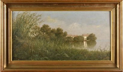 Joseph SUCHET (1824-1896) Paysage méditerranéen...