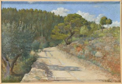 Emile BULAND (1857-?) Draguignan, 1913 Pastel...