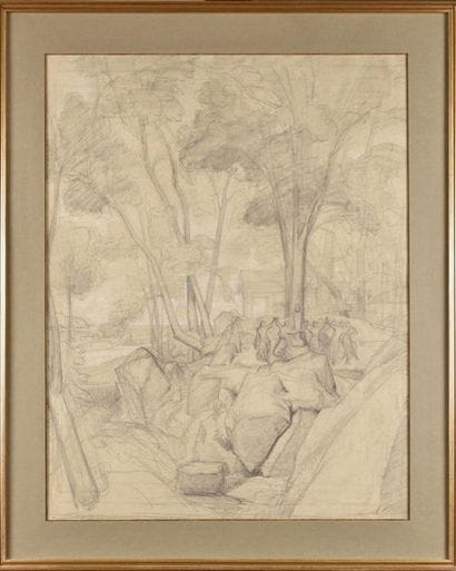 Théodore CARUELLE D'ALIGNY (1798-1871) Allegorical...