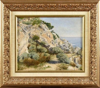 François REYNAUD (1825-1909) Cap en corse...