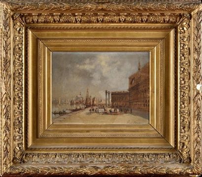 Paul VERNON (1796-1875) Le quai des esclaves,...