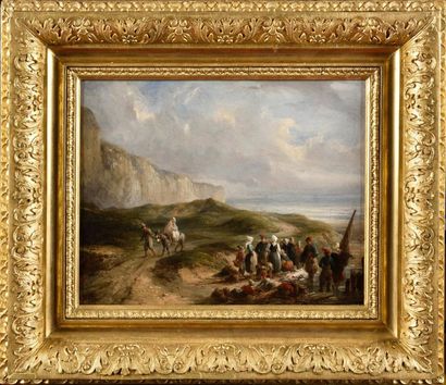 Alexandre Marie COLIN (1798-1875) Pêcheurs...