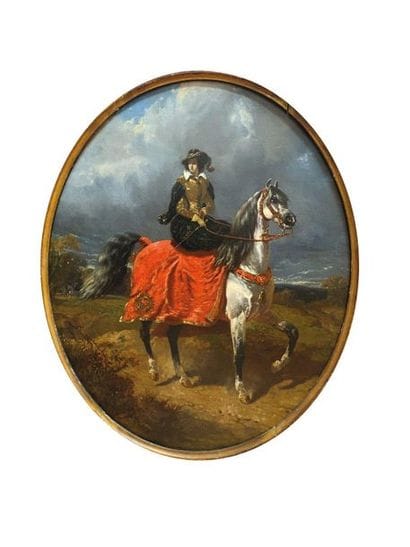 19th CENTURY SCHOOL Woman returning from...