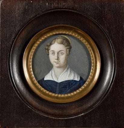 Frédéric MILLET (1786-1859) Portrait of woman...