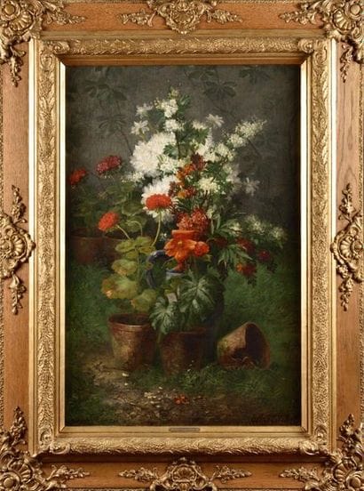 Max Albert CARLIER (1872-1938) Still life...