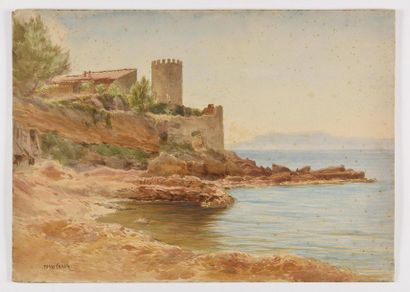 Pierre COMBA (1859-1934) Vieux castel des...
