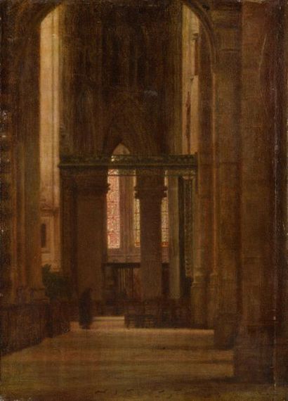 Jacques Louis BARCAT (1877 - 1955) Church...