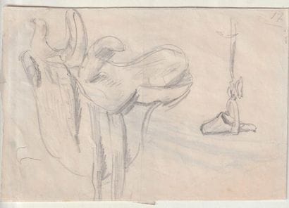 Théodore CHASSERIAU (1819-1856) Man holding...