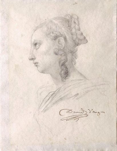 Pierre- Jean DAVID D'ANGERS (1788-1856) Portrait...