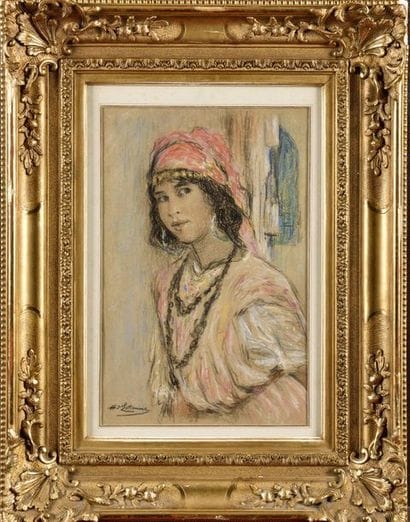 Henry D'ESTIENNE (1872-1949) Young Algerian...