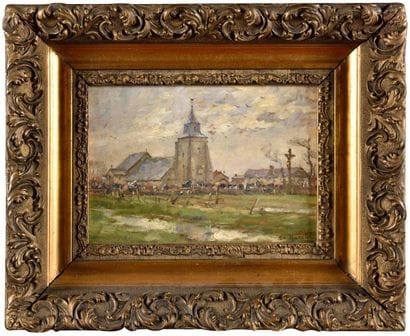Ernest G. MARCHÉ (1864-1932) L'Eglise Saint...