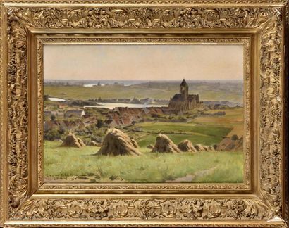 Émile Louis FOUBERT (1848-1911) La Moisson...