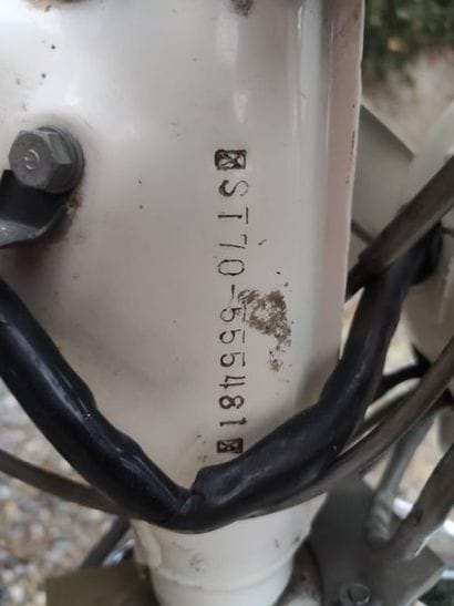 1969 HONDA DAX
Cadre numéro ST70-555481

Moteur...