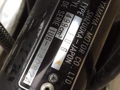 1981 YAMAHA 500 XT
Type 1U6 

Numéro 140824



Apparue...
