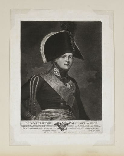 ALEXANDRE I. 

Portrait. Gravure. XIXe siècle....