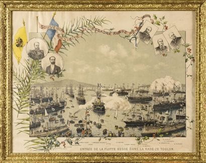 SOUVENIR DE LA VISITE DE L’ESCADRE RUSSE...