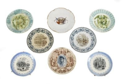 LOT : Deux assiettes commémoratives pour...