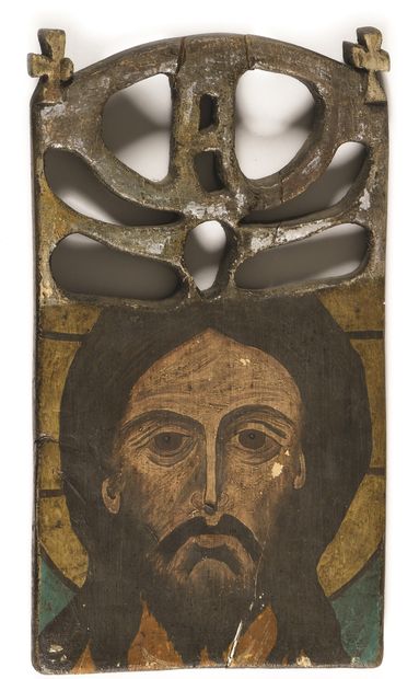 LOT de deux icônes « Christ Pantacrator »

et...