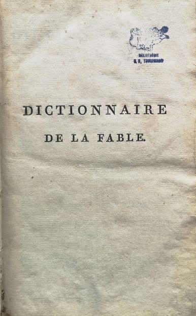 [DE LA BIBLIOTHEQUE DE NICOLAS TOUROVEROFF]

LOT...