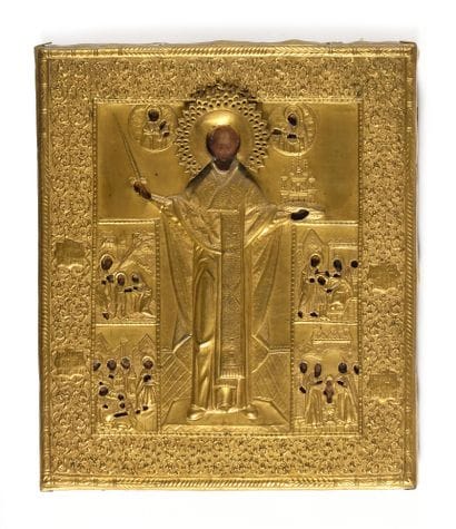 ICONE « SAINT NICOLAS DE MOZHAISK »

Tempera...