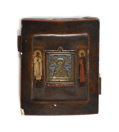 ICONE « SAINT NICOLAS »

Tempera sur bois,...
