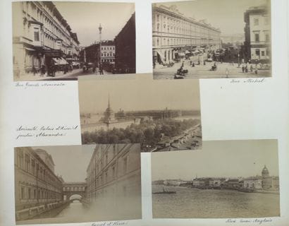 ALBUM DES PHOTOS DES VUES DE SAINT-PETERSBOURG.

I.Daziaro,...