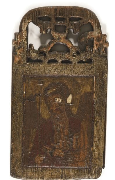 LOT de deux icônes « Christ Pantacrator »

et...