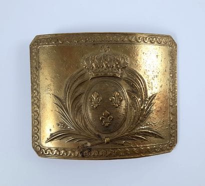 BOUCLE DE CEINTURON D’OFFICIER DE LA GARDE...