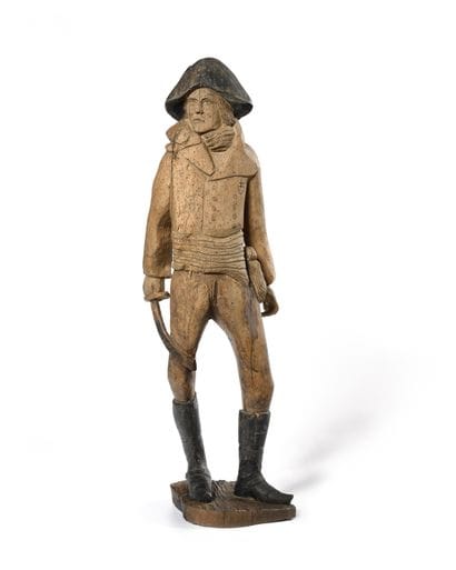 CHEF VENDEEN. Grande figurine populaire en...