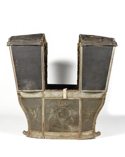 CHAISE A PORTEUR DOUBLE EN VIS A VIS, En...