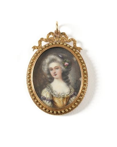 ECOLE FRANÇAISE DU XIXE SIECLE Portraits...