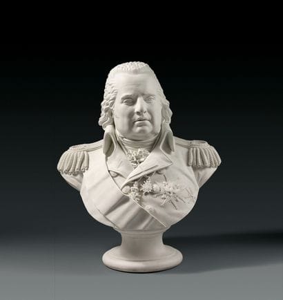 
LE ROI LOUIS XVIII

SEVRES

Buste en biscuit...