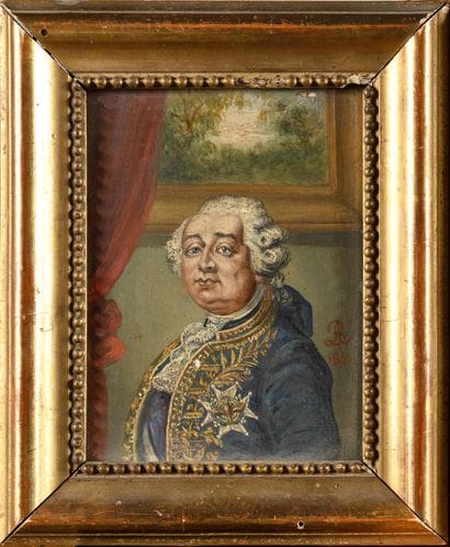 ECOLE FRANÇAISE DU XIXE SIECLE. Roi Louis...