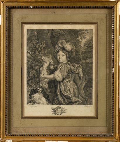 NICOLAES MAES, D’APRES. Jeune enfant avec...