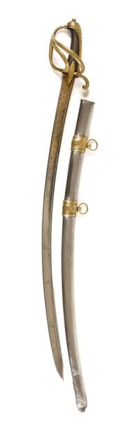 SABRE D’OFFICIER SUPERIEUR DE CHEVAU-LEGER...