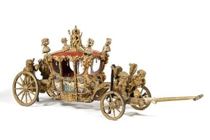 BELLE MAQUETTE DE CARROSSE DANS LE GOUT DU...
