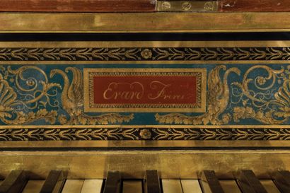 PIANO FORTE de forme rectangulaire en acajou...